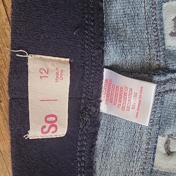 SO girls size 12 jeggings - Picture 3 of 4